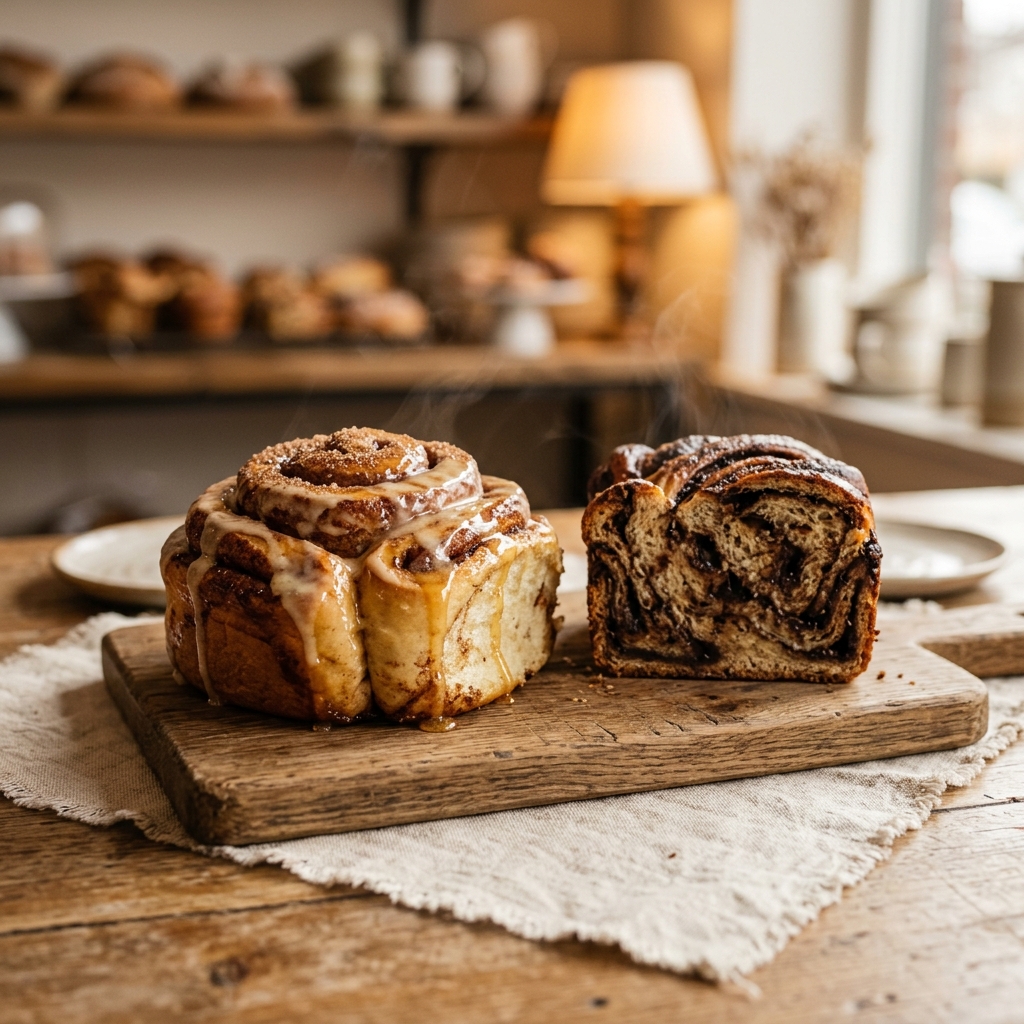 Cinnamon rolls, babka και gelato — GIÓVA Bakery Αρκούδι Ηλεία